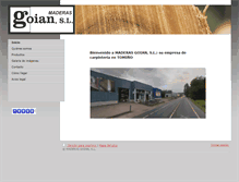 Tablet Screenshot of maderasgoian.es